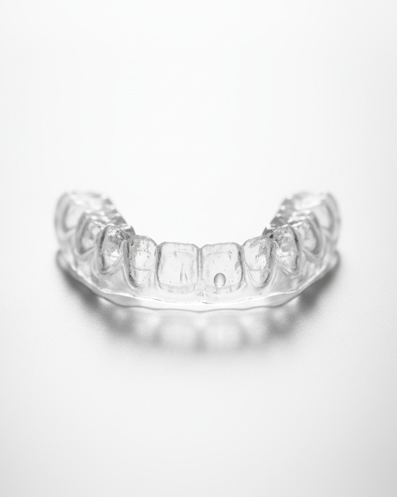 Clear aligners and invisible braces for teeth straightening